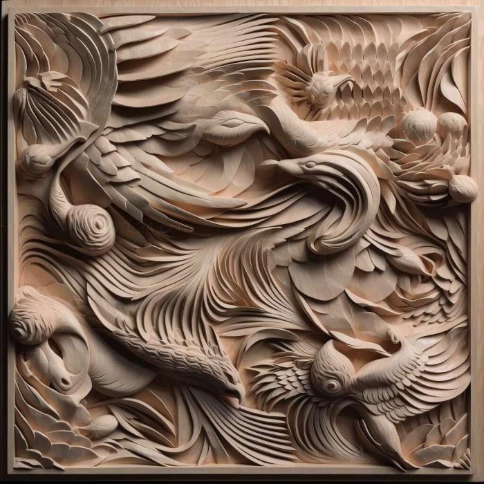 Patterns and decorations (st van herpen 2, PATTERN_2654) 3D models for cnc